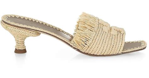 raffia kitten heels.